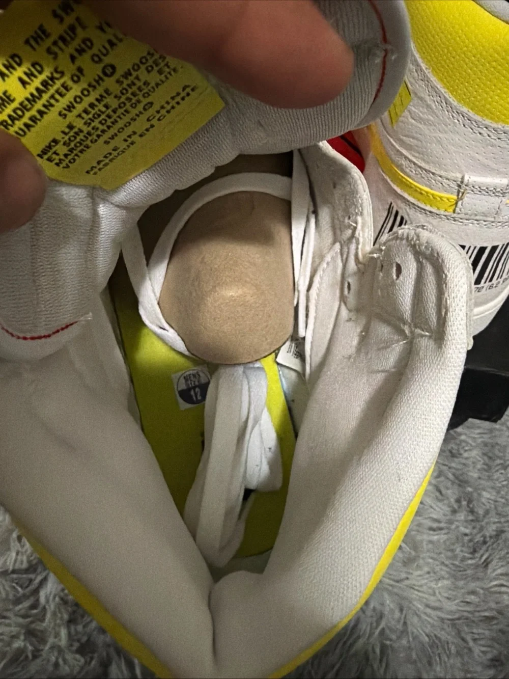 Size 12 - Air Jordan 1 Retro OG High First Class Flight Used